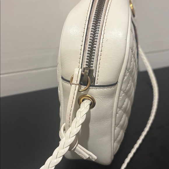 Gucci White Ophidia Quilted Crossbody Bag - Picture 2 of 10
